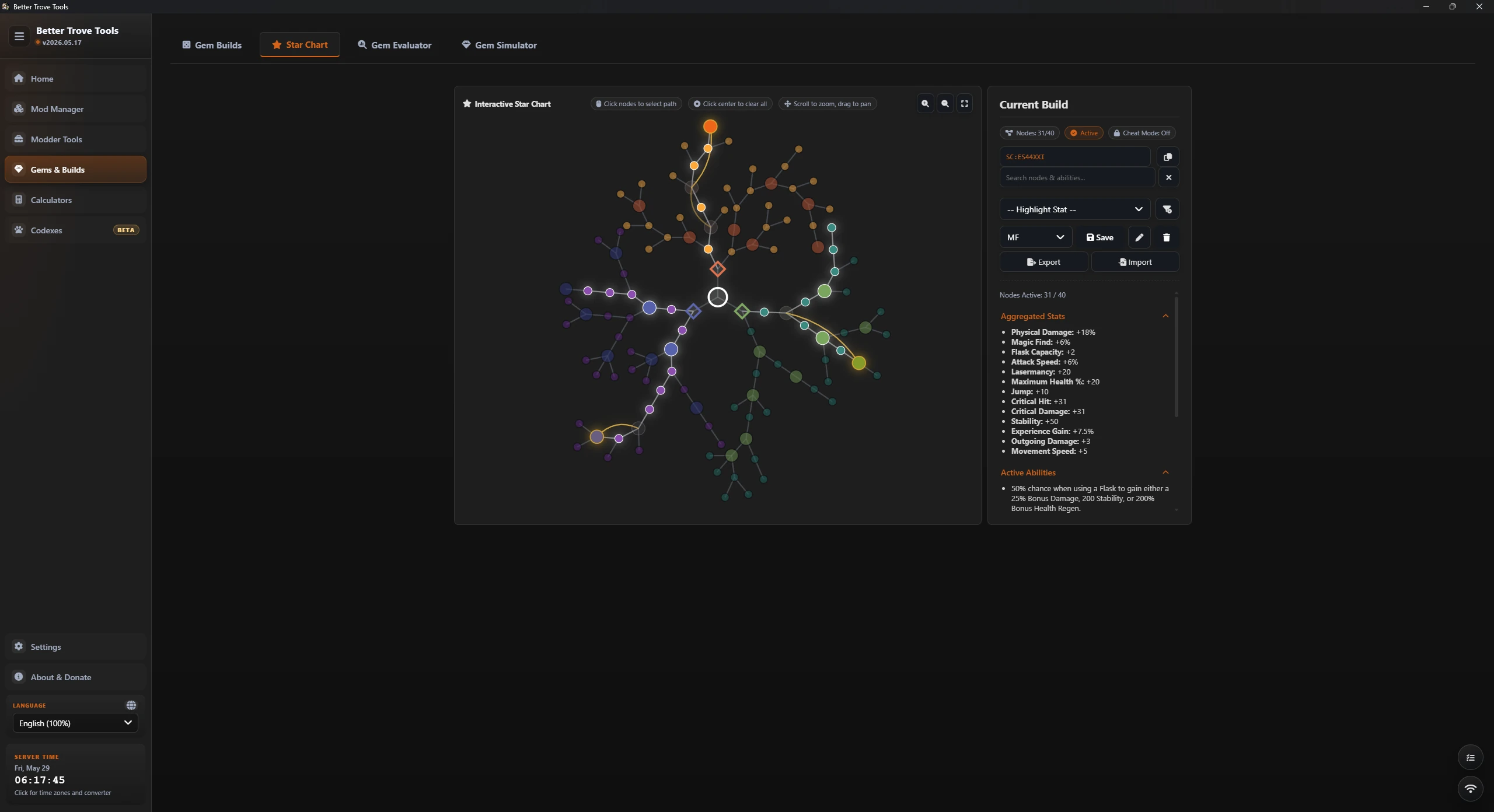 Star Chart builder