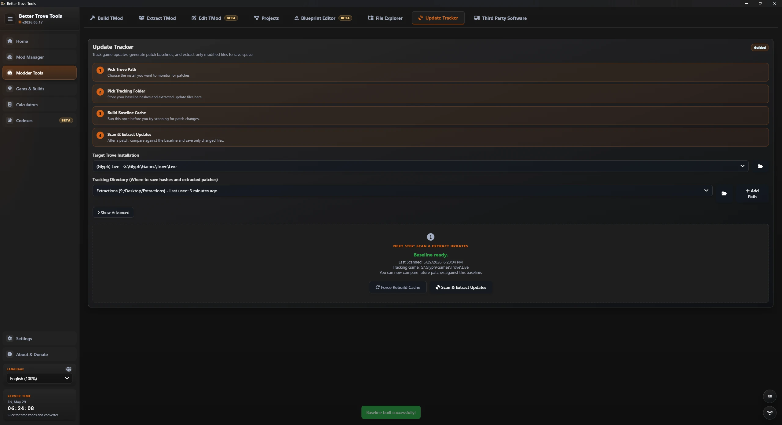 Update Tracker